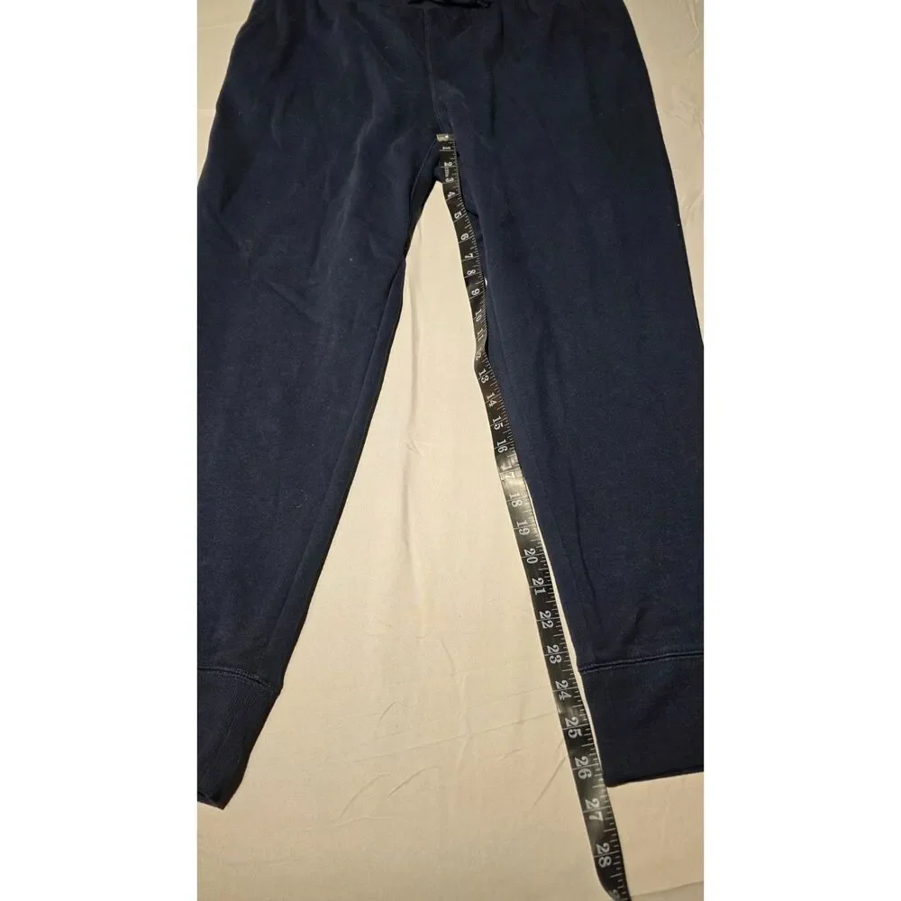 Men's All In Motion Jogger Sweatpants Size Large L Navy Blue Athletic Fleece